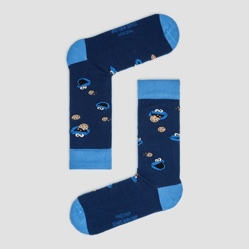 Cookie Monster Bomullsokker