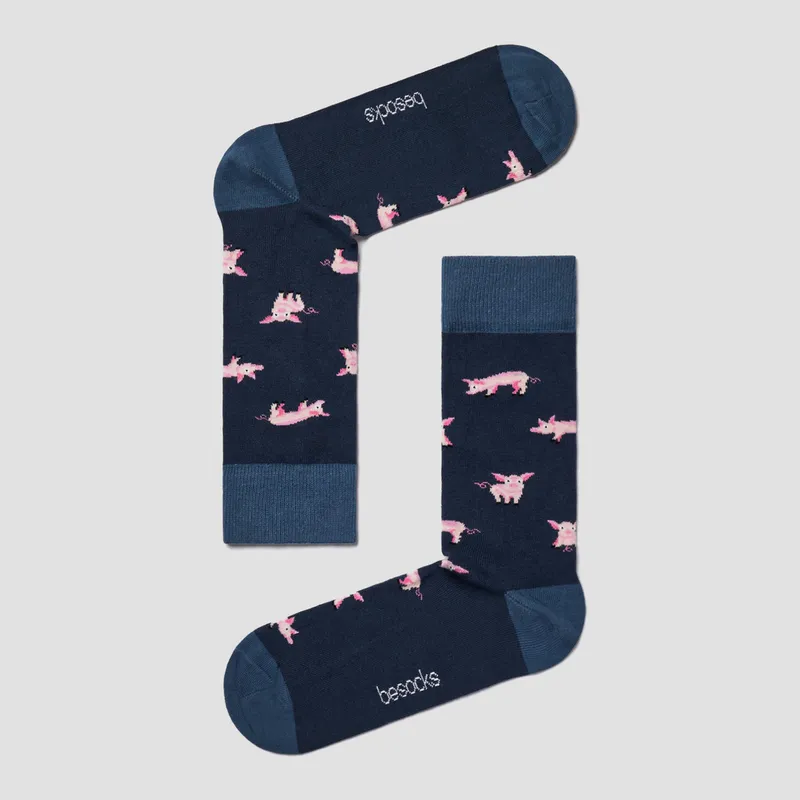 Pig Bomullsokker (Navy)