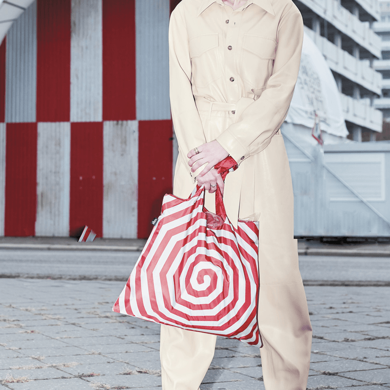 Red Sprials Handlenett