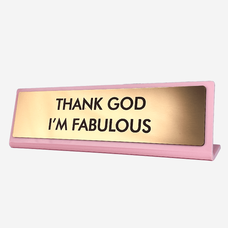 Thank God Kontorskilt