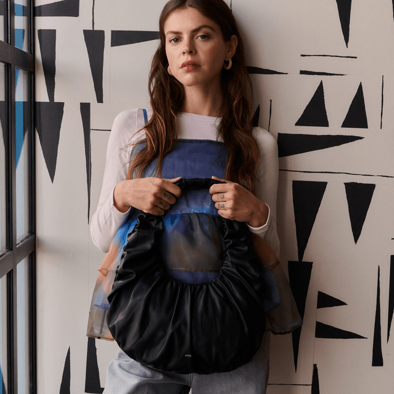 Croissant Håndveske Black